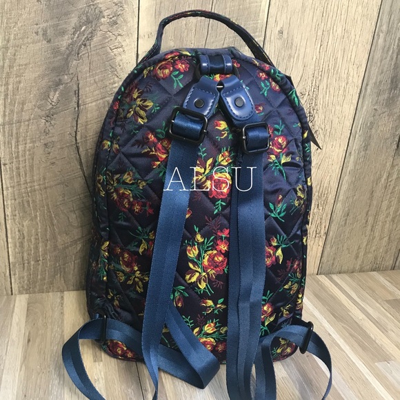 Converse Mini Backpack Blue Floral W AUTHENTIC - Picture 3 of 8